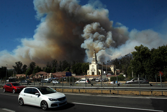 Santuario de Lo Vásquez se salvó por cambio del viento: sospechoso quedó libre