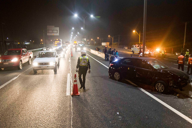 Adolescente muere tras accidente en Ruta 5 Sur: no usaba cinturón de seguridad