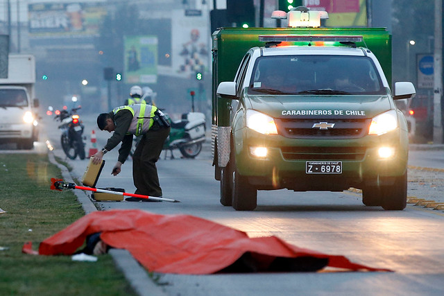 Atropello en Conchalí deja a un adulto fallecido