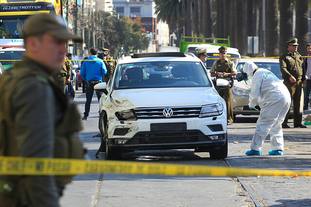 Robo de camioneta provocó tiroteo entre delincuentes y Carabineros en Valparaíso