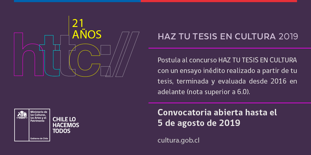 Convocatoria a concurso Haz tu Tesis en Cultura