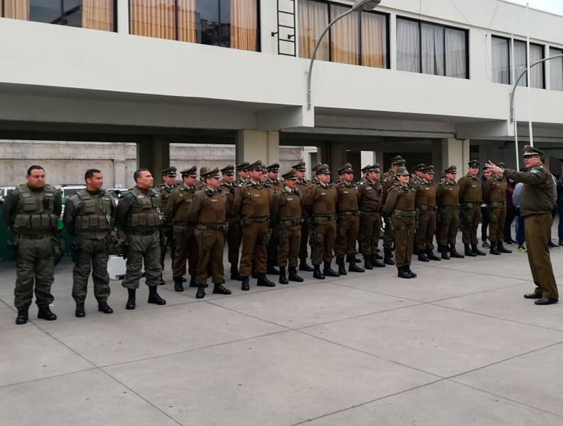 Valparaíso: nuevos carabineros conforman el equipo de intervención delictual que recorre la región