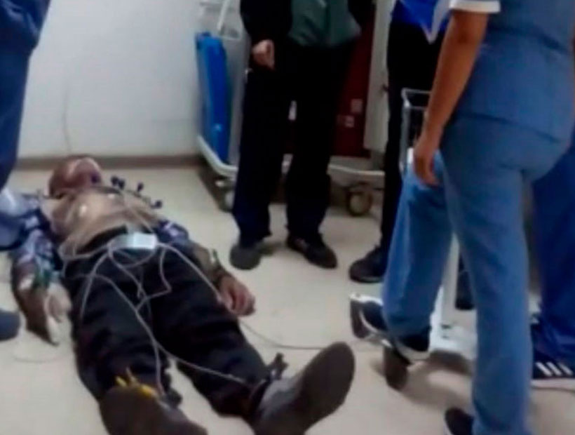 Hospital Fricke: piden informe sobre paciente atendido en el suelo