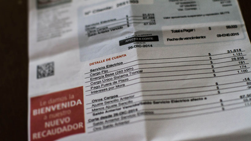 Recibos de luz subirán en un 10%