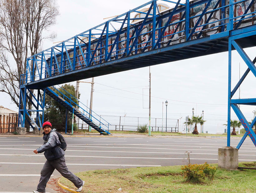 Valparaíso: evitan usar la pasarela de Yolanda debido a los robos