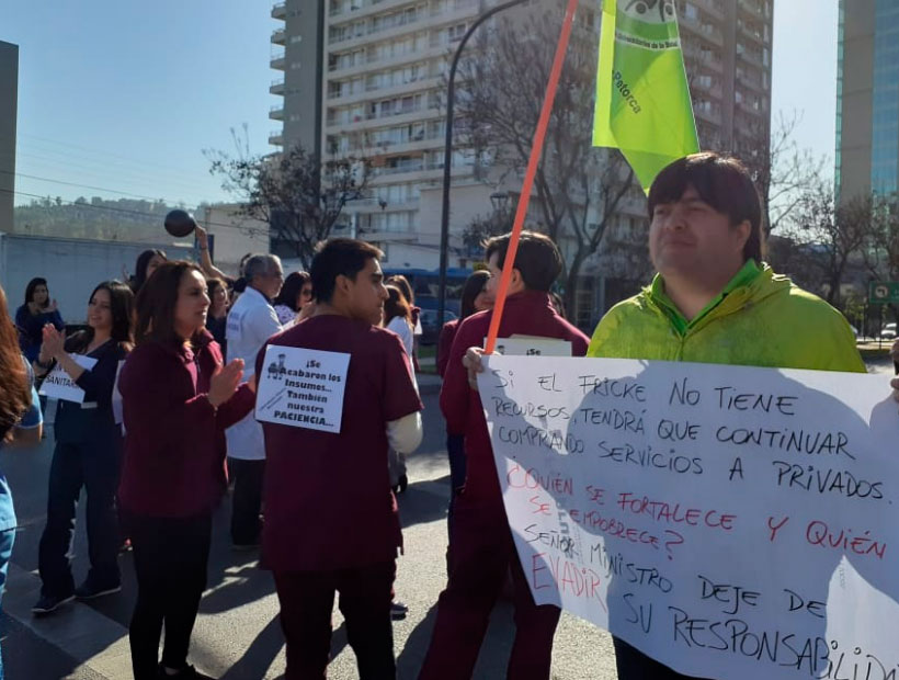 Hospitales protestan por las condiciones de trabajo