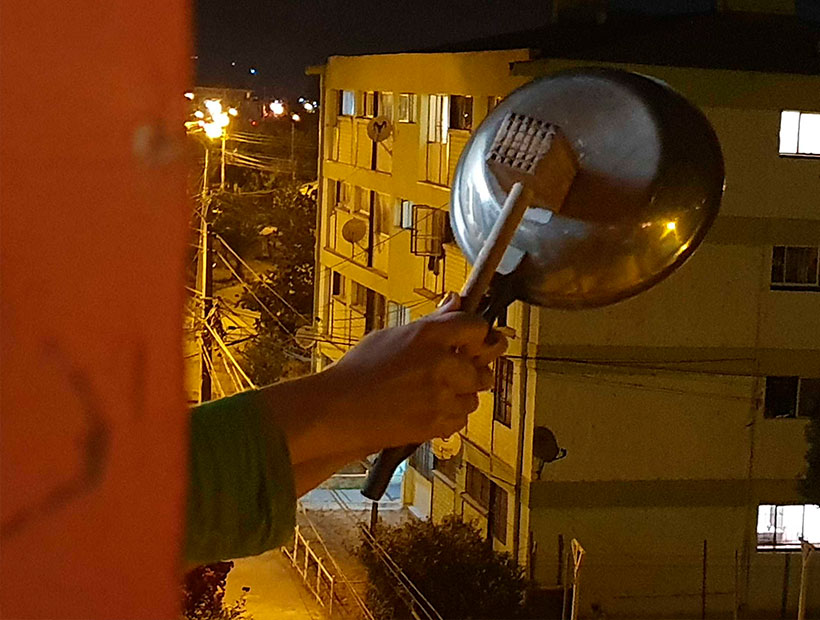 Valparaíso: masivos cacerolazos se registraron anoche en el toque de queda