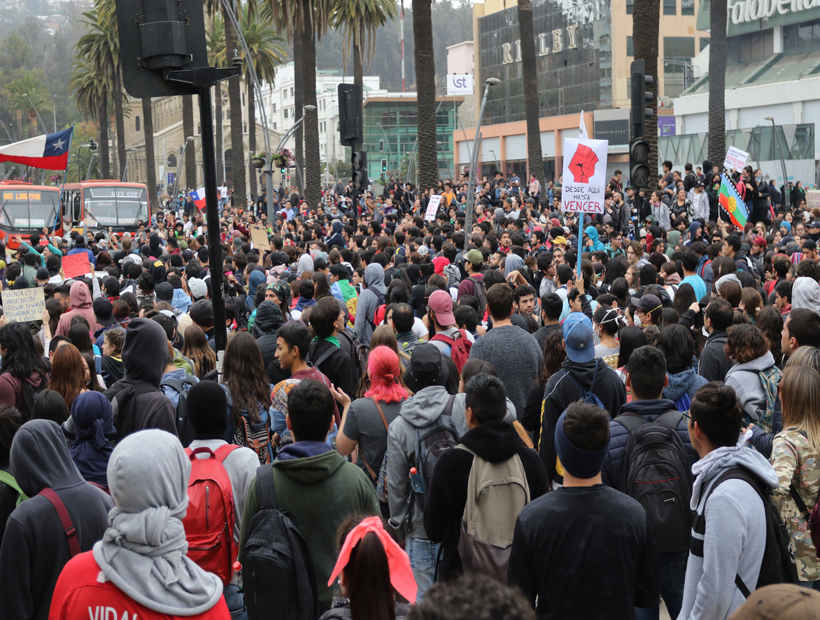 Viña del Mar y Quilpué: el día de ayer se realizaron múltiples protestas