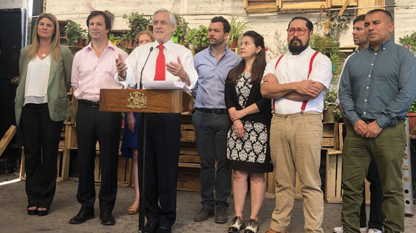 Sebastián Piñera anunció bono de $ 100 mil y que llegará a 1,3 millón de familias