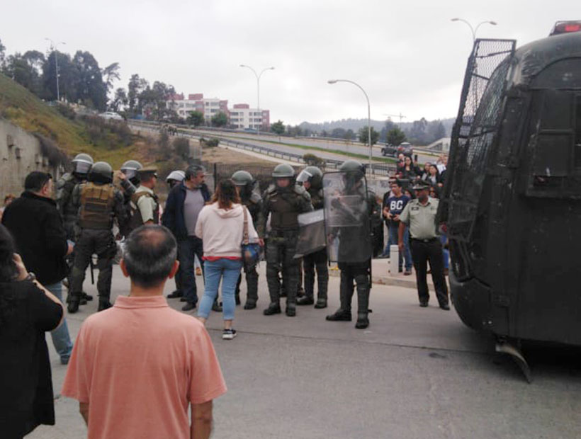 A pesar de los desórdenes estudiantes continúan rindiendo la PSU en Reñaca