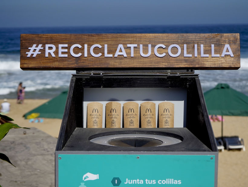 Campaña de limpieza en playas retiró más de 30 mil colillas de cigarros en Viña