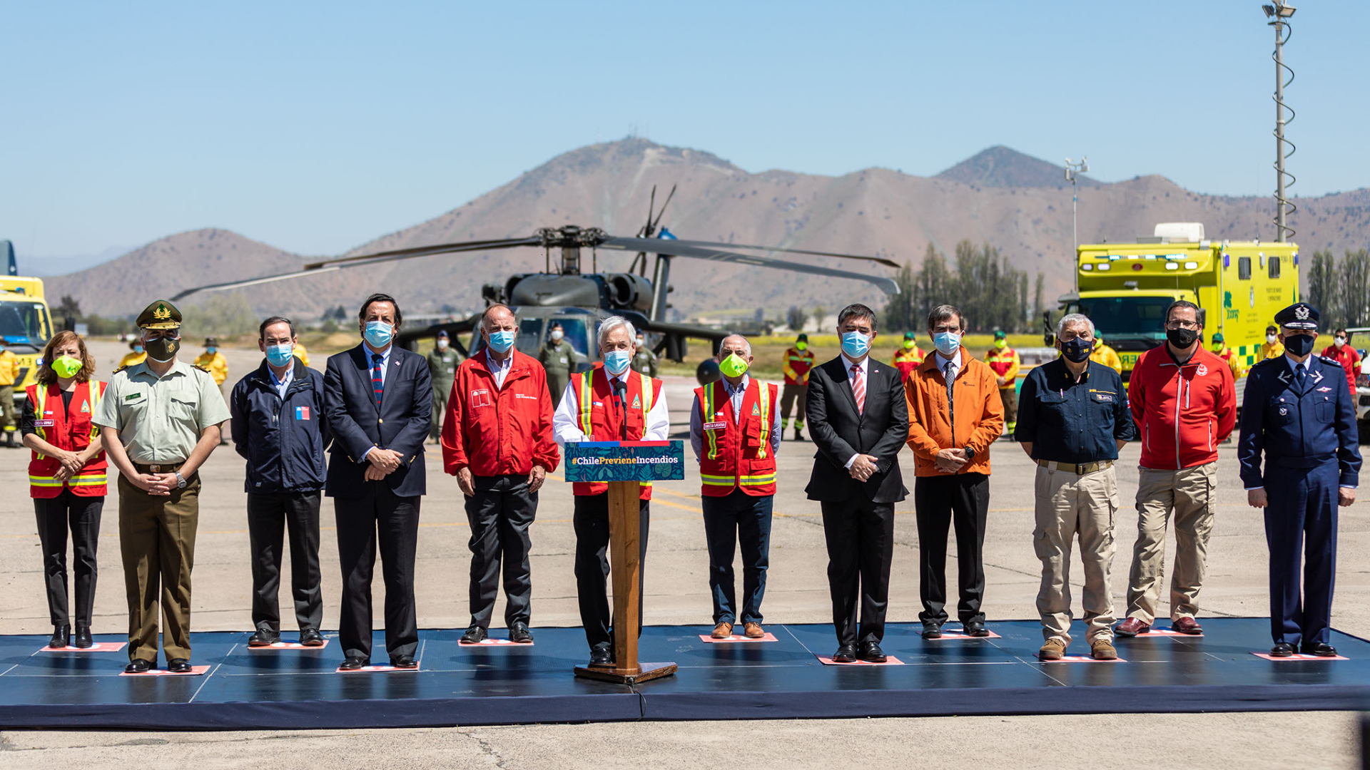 Presidente Piñera lanza Plan Nacional para prevenir y combatir incendios forestales 2020-2021: “Nos hemos preparado a conciencia y con responsabilidad”