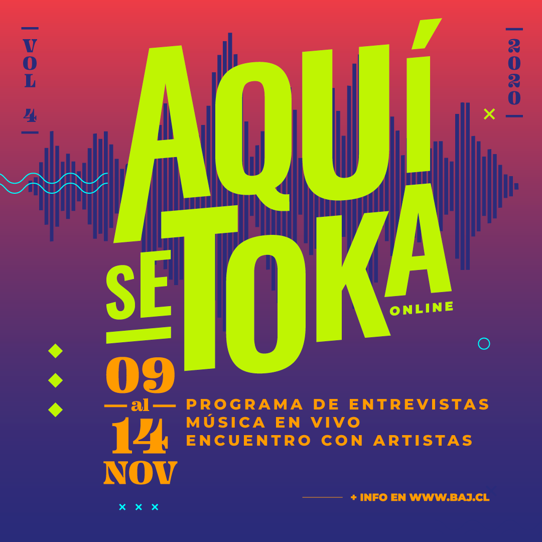 JuanaFé y diversas bandas emergentes se presentan de forma online en Ciclo “Aquí Se Toka” de BAJ