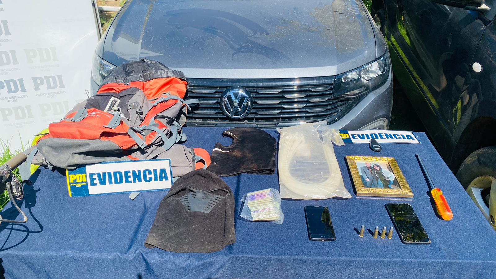 PDI Concón detiene a mujer por recepción flagrante y recuperada vehículos robados