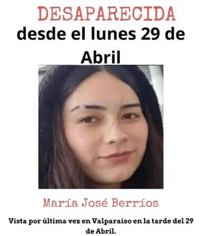 Desesperada búsqueda de joven de 21 años que desapareció hace cuatro días en Valparaíso