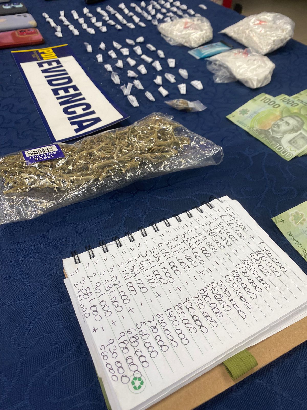 PDI desarticula tres puntos de acopio y venta de droga en San Antonio