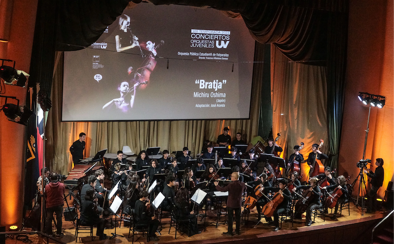 Orquesta Pública Estudiantil de Valparaíso, OPEVAL, abre Temporada de Orquestas Juveniles UV 2025