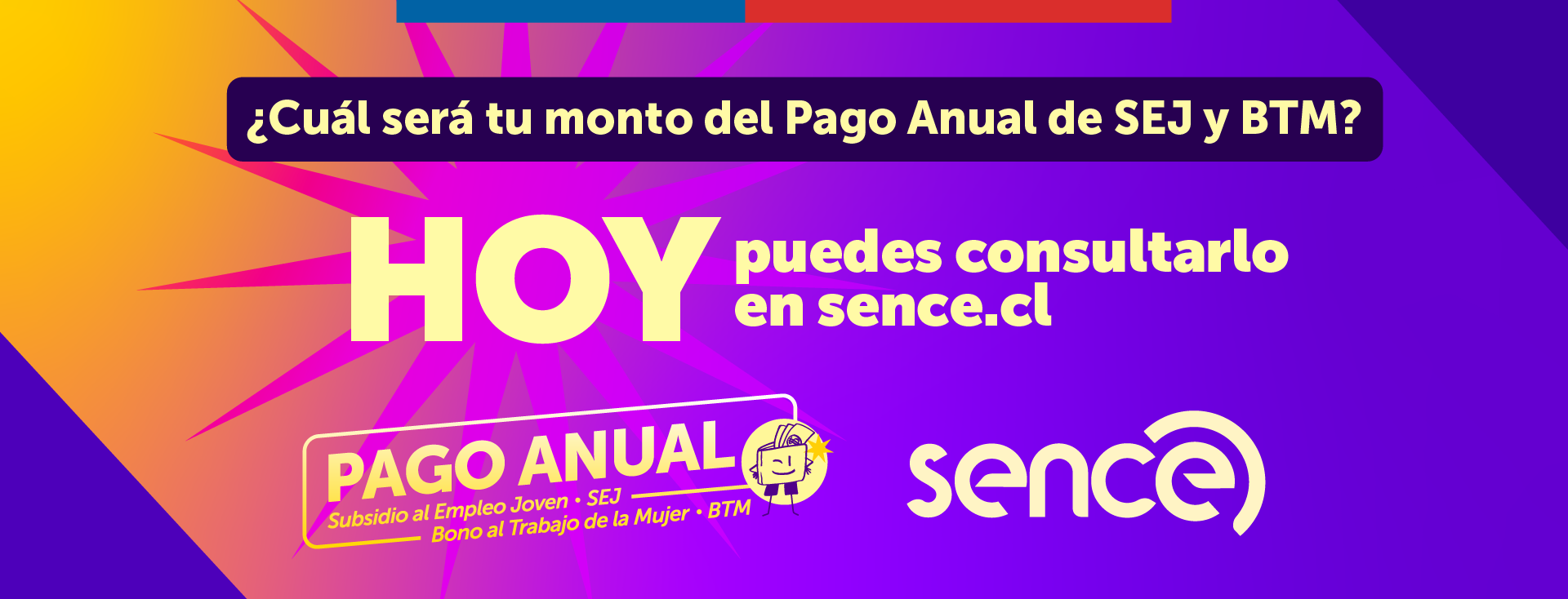 ¡Atención! Comenzó el pago anual del Bono al Trabajo de la Mujer y Subsidio al Empleo Joven del SENCE